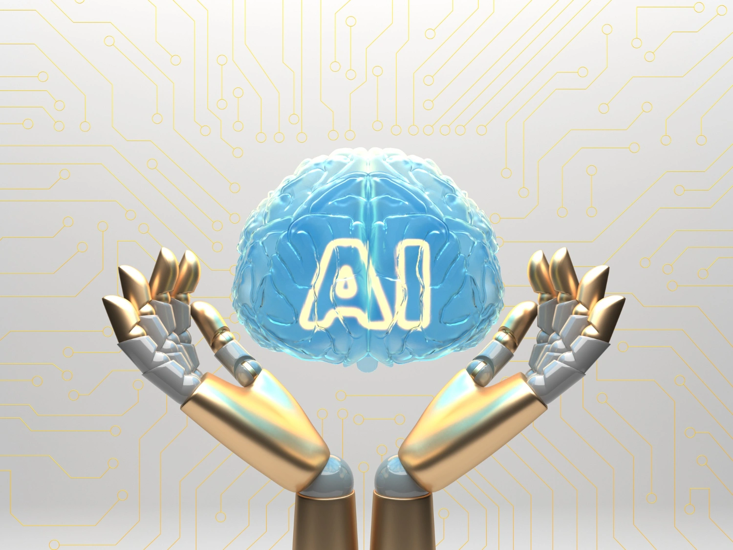 AI chatbot and automated workflow handling repetitive business tasks