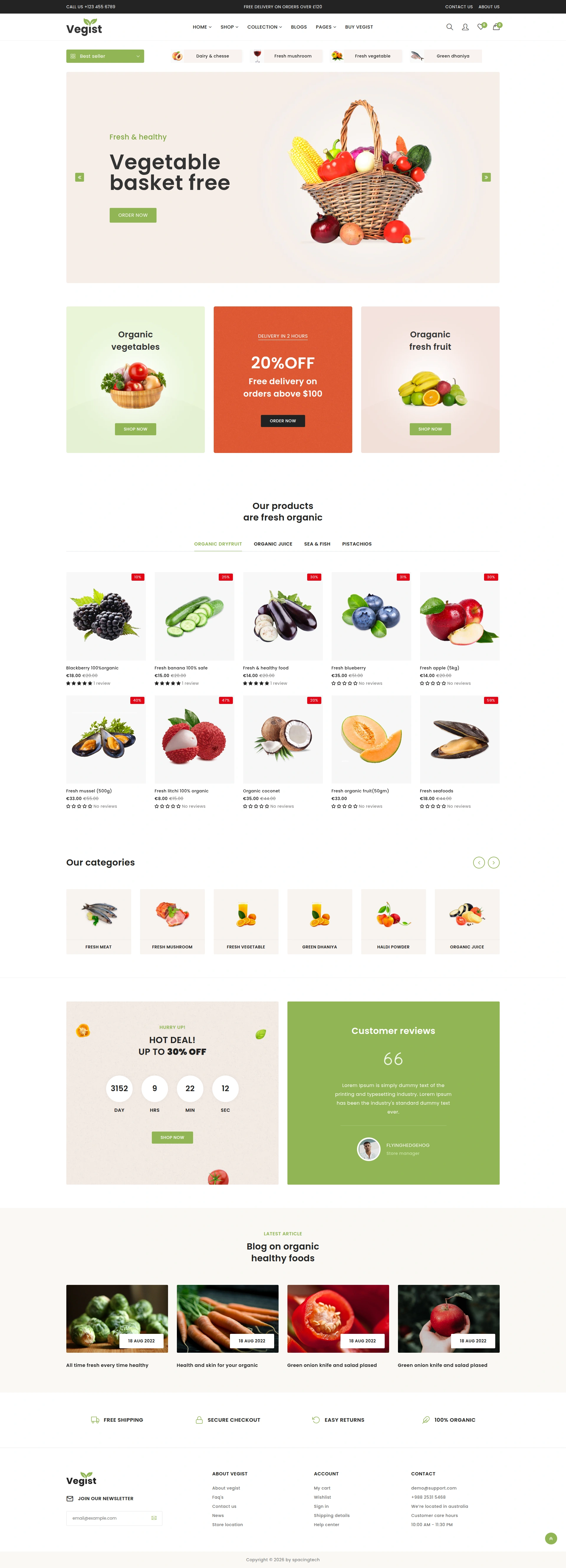 Food & Restaurant Template