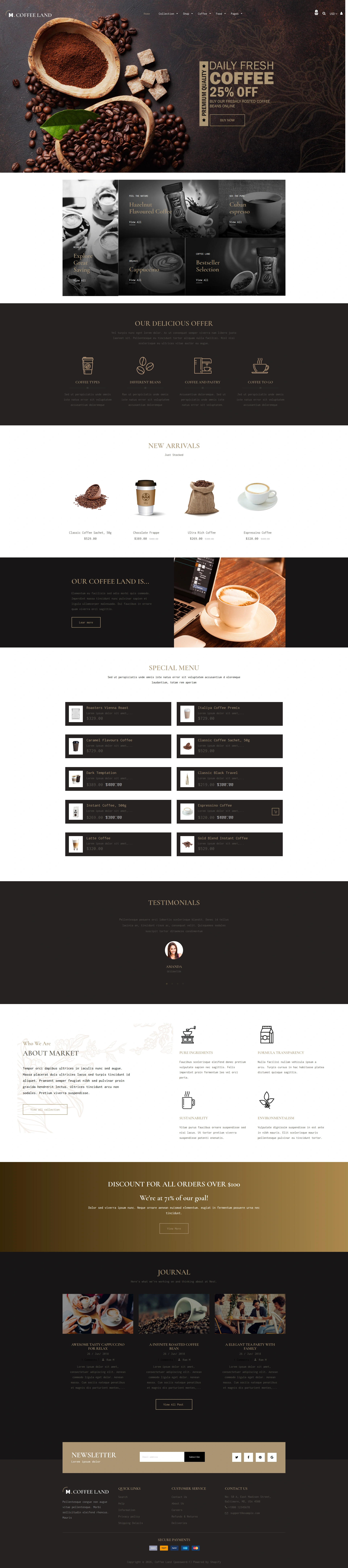 Food & Restaurant Template